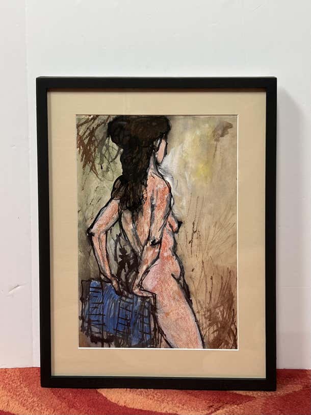 Mixed Media Nude by Byron Randall by Byron Randall