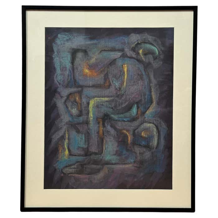 Cubist Enigmatic Acrylic Painting