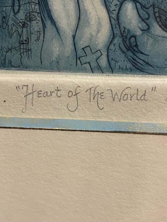 Heart of the World II, Lithograph by John Anthony Miller